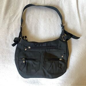 Cargo style shoulder purse